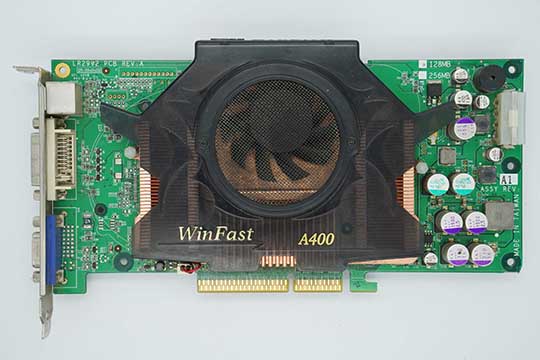 丽台Winfast A400 LE TDH 128MB显示卡（nVIDIA GeForce 6800 LE芯片）